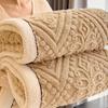New Carved Velvet Warm Autumn Winter Blanket for Bed Soft Fluffy Sofa Blankets Warmth Cozy Coral Flannel Sofa Cover Blanket Nap