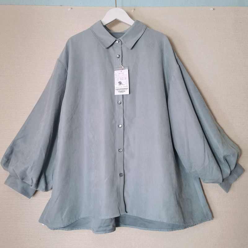 Export Export Original Order Open Shirt Women's Lantern Sleeve Stylish French Classic Style Niche Style Shirt Princess Style Spring