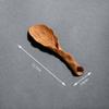 Bamboo Hand-carved Teaspoon Traditional Kung Fu Teaware Accessories Take Leaf-shaped Tools Chaze Coffee Beans Dosing Cup Trays