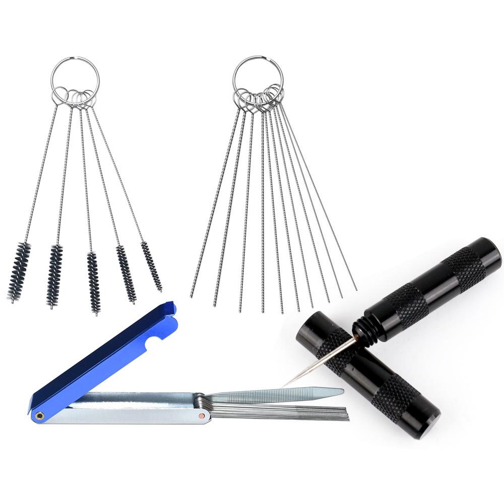 Airbrush Cleaning Kit: Spray Gun Brush Set & Nozzle Ventilation Tools