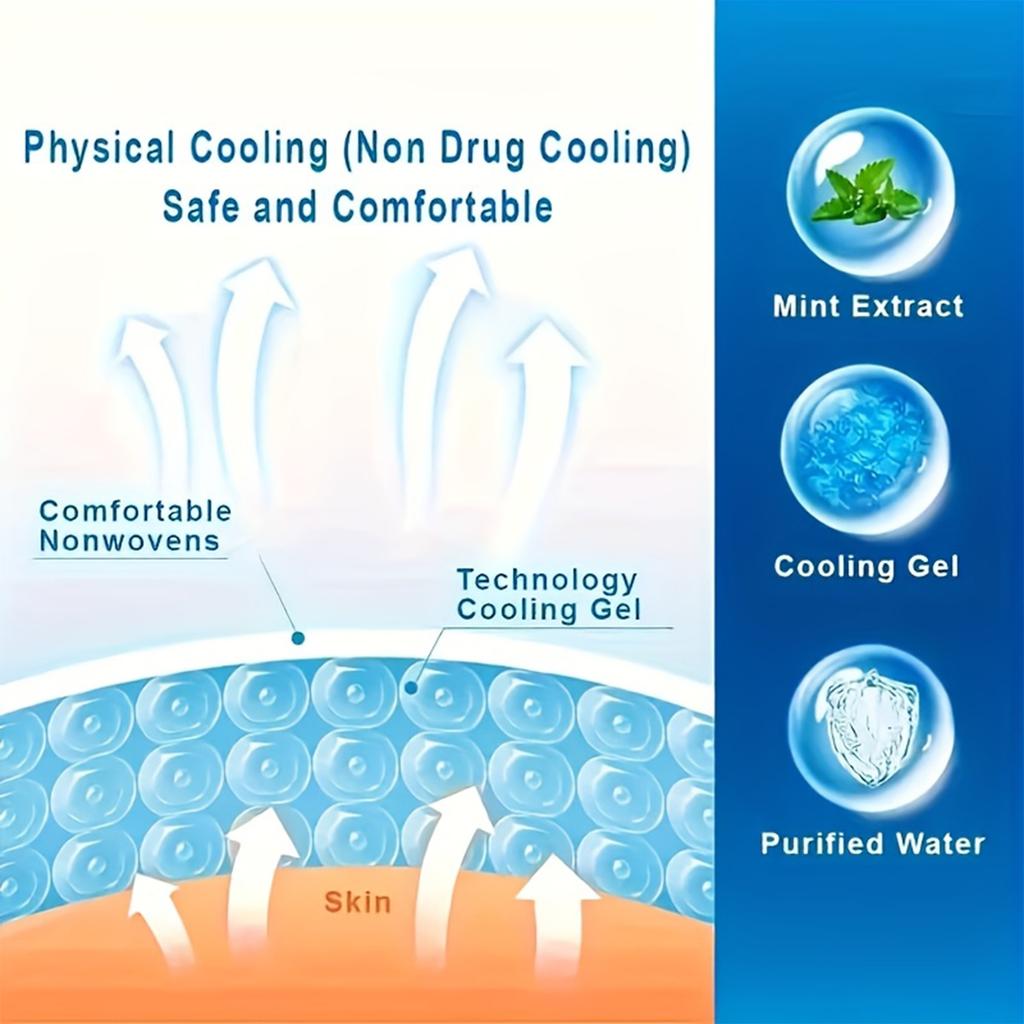 Hydrogel Patch - Cold Compress Pack for External Use, Soothing Sensation