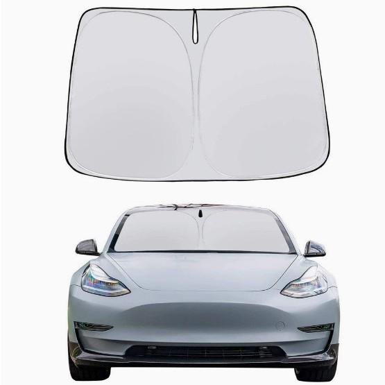 Cross-Border Summer Car Sunshade: Double Layer Heat Insulation & Zero Light Transmission Titanium Silver Coated Curtain