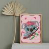 Haft diamentowy 5d z ramą diamond painting mozaika dla dzieci koala oh art!