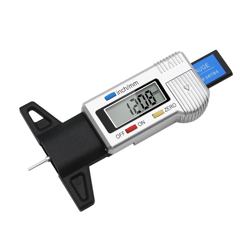 Digital Tire Tread Depth Gauge - Electronic Vernier Caliper for Car Tire Wear Detection