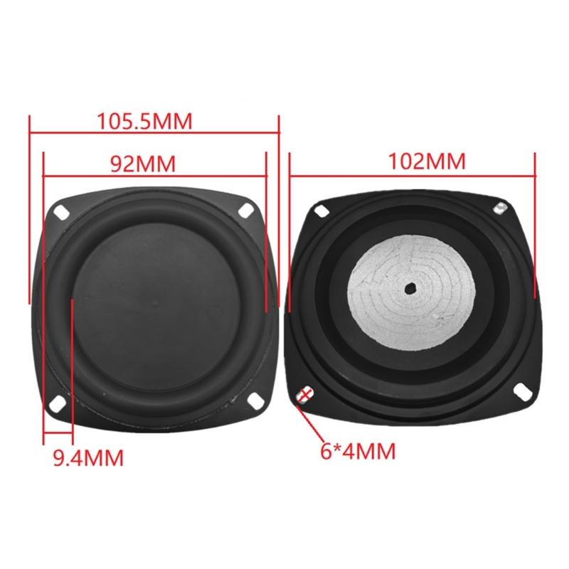 Durable 2/3/4inch Diaphragm Replacement Bass Voice Coil Speaker Horn DIY Repair Component Vibration Plates Speaker Plate