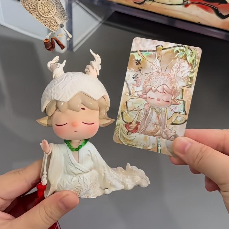In Stock Latest Chinese Style Mimi Series   Cute Trendy Handmade Figurine Desktop Ornament Toys Birthday Gifts