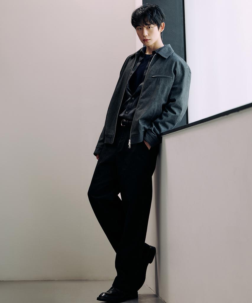 MINDBRIDGE [Couture] Black Denim-Like Fatigue Pants