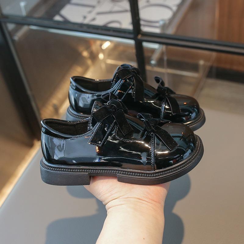 Sweet & Stylish Mary Jane Flats | Double Bowknot Patent Leather Shoes for Girls, Toddler Loafers & Casual Footwear