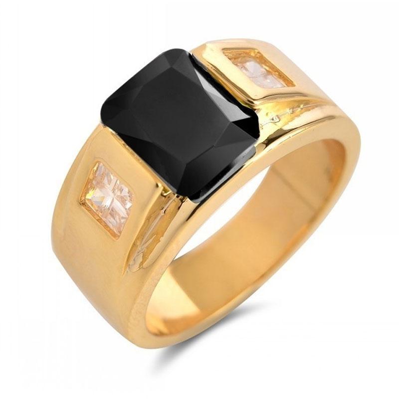 Fdlk Fashion Men 'S Accessories Zircon Carbide Men 'S Ring Engagement Wedding Ring Four Colors Available