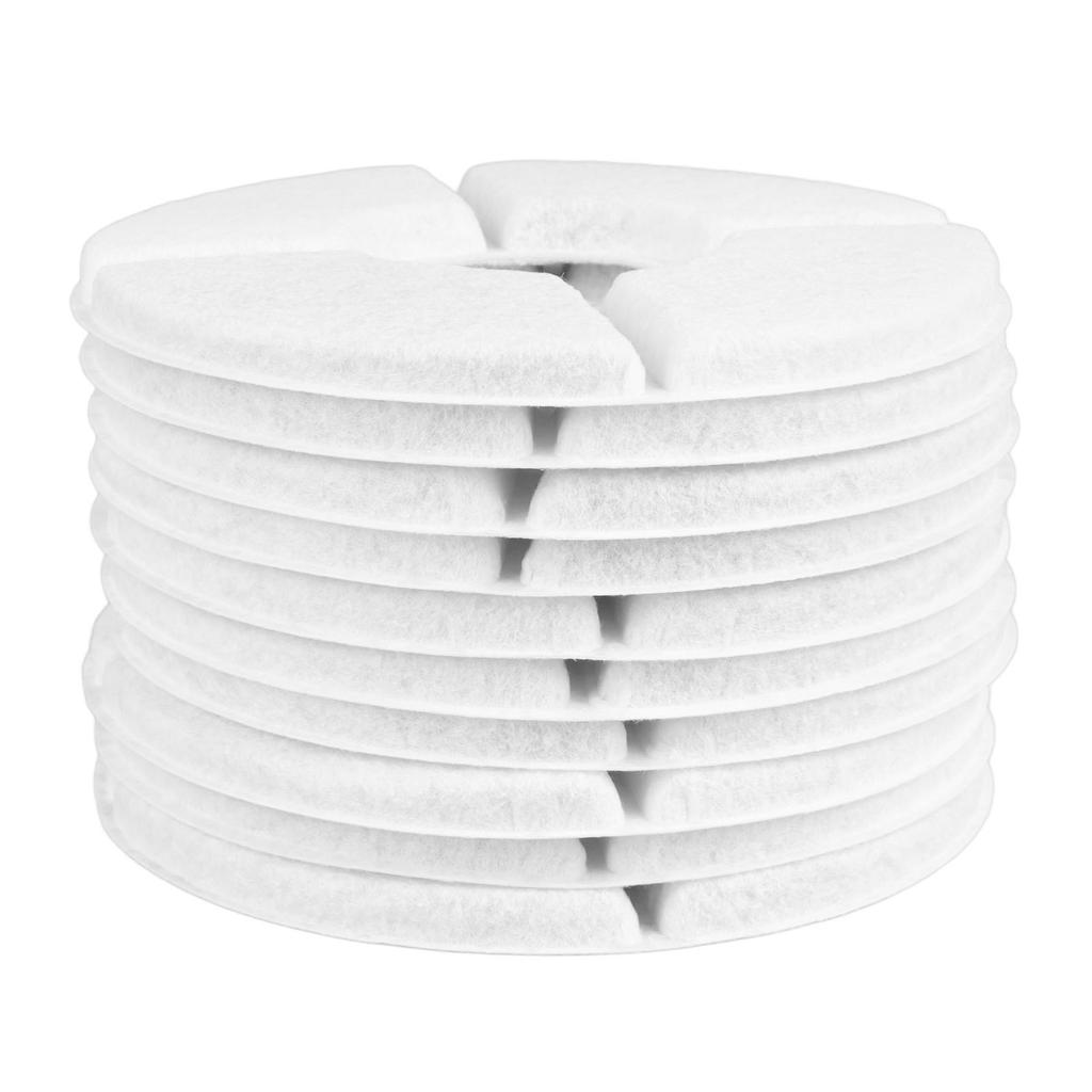 Pet Water Fountain Filter 3 Layer Filtration Replacement Activated Carbon Filter for Cat Dog Water