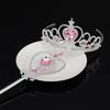 Girl Tiara Fairy Wand Set Children Crown for  Dress Up Kids Party
