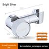 Cross-Border No-Drill Adjustable Shower Bracket with Detachable Rod and Universal Head Base