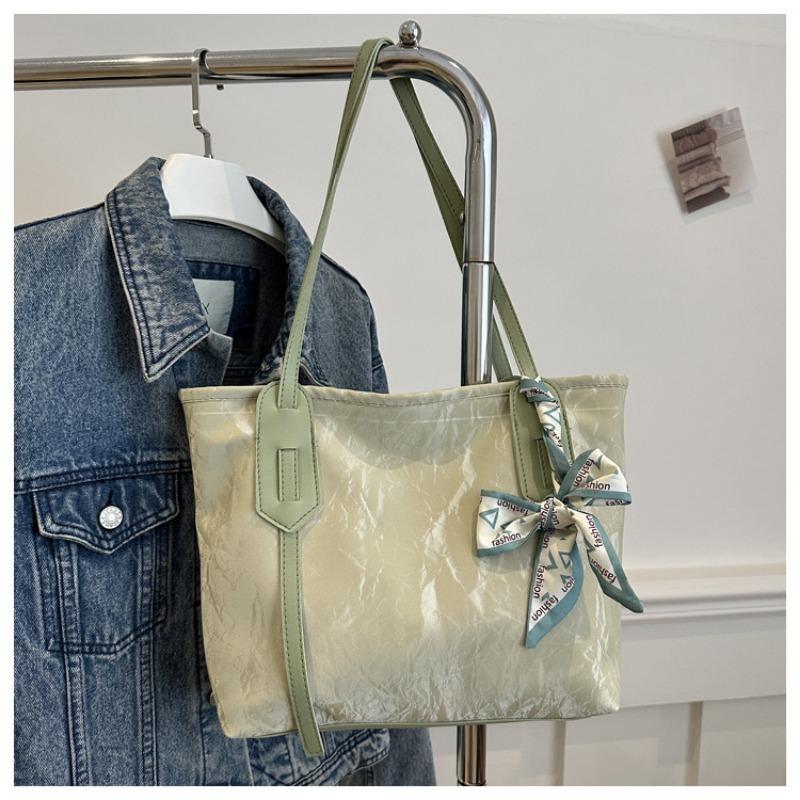 

Универсальная женская сумка, новая маленькая свежая и модная сумка через плечо, вместительная сумка-тоут для поездок на работу one size fits all зелёный