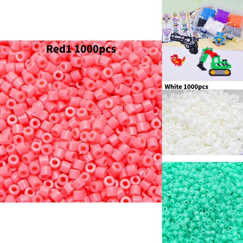 5mm Plastic Beads 1000pc Diy 3d Puzzle Kit For Kids Creative Craft Activity Toy
