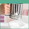 Ergonomics Sieve Flour Flour Filter Comfortable Handle Practical Hand Press Filter Powdered Sugar Sieve Bakery Tool
