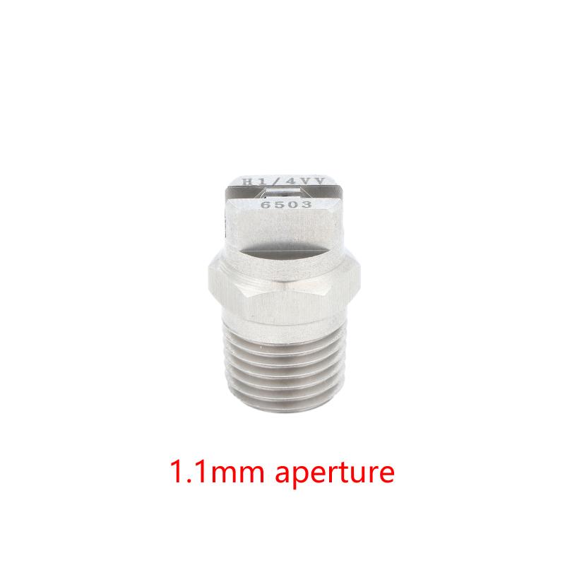 Easy to Install 1/8" 1/4" HVV/HU 304 Stainless Steel Flat Fan Spray Nozzle for Industrial Cleaning Projects