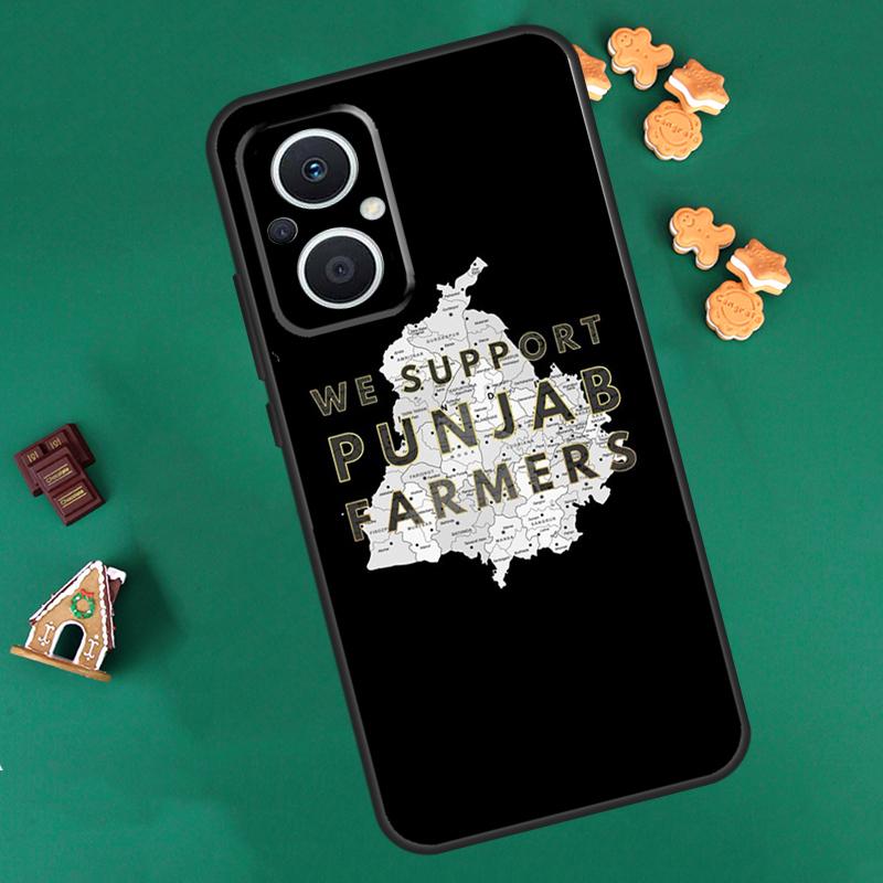 Punjab Map Outline Case For OPPO Reno 13 12 11 14 F 10 Pro 8T 8 7 Lite Cover For OPPO Find X8 X6 X5 X9 Pro Coque