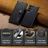 Magnetický flip kožené pouzdro na telefon pro Samsung Galaxy S25 FE S25 Edge S24 Ultra S23 Plus S22 S21 S20 Note 20 10 2 v 1 Odnímatelná peněženka kryt na karty Etui