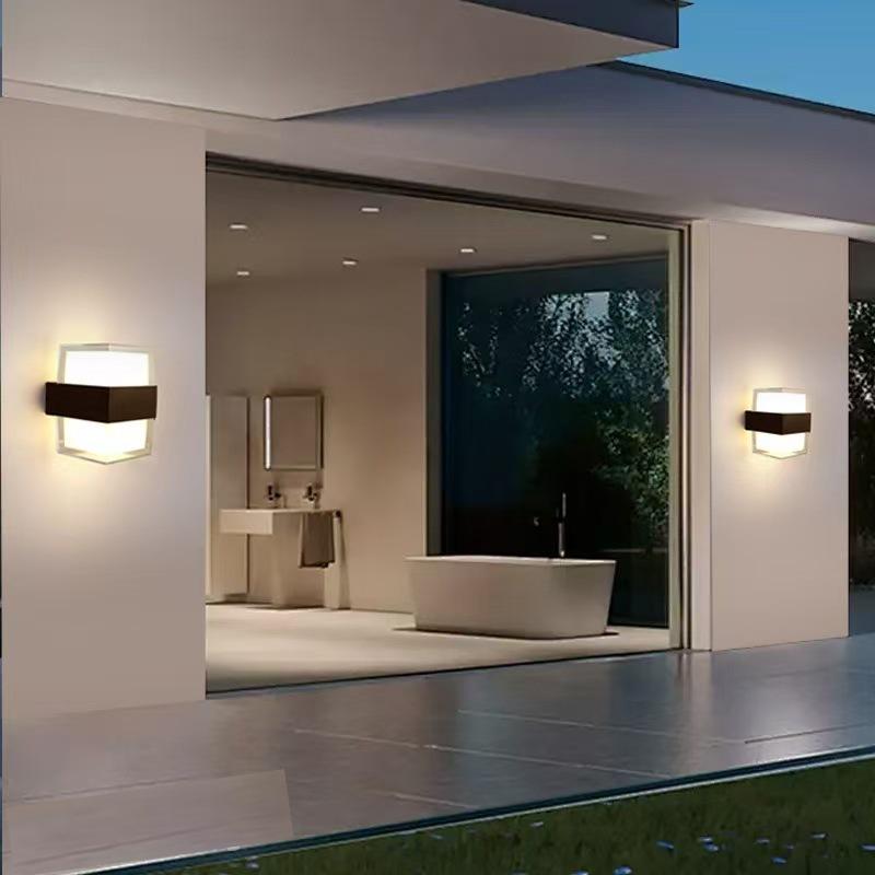 Wasserdichte LED-Wandleuchte für Villa, Garten, Hotel, Balkon, Flur und Zaun - Innen-/Außenbereich