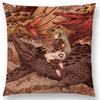 Dark Augury Bird Sofa Pillow Case Three Eyes Raven Steampunk Hummingbird Night Princess Lion Owl Cushion Cover