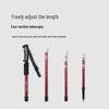 Newcastle Aluminum Alloy Shock-Absorbing Straight Handle Trekking Pole (Four-Section, Telescopic) G103
