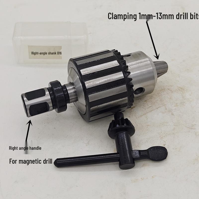 Morse Taper Shank Drill Chuck Set 1-13mm with Bench & Magnetic Drill Compatibility