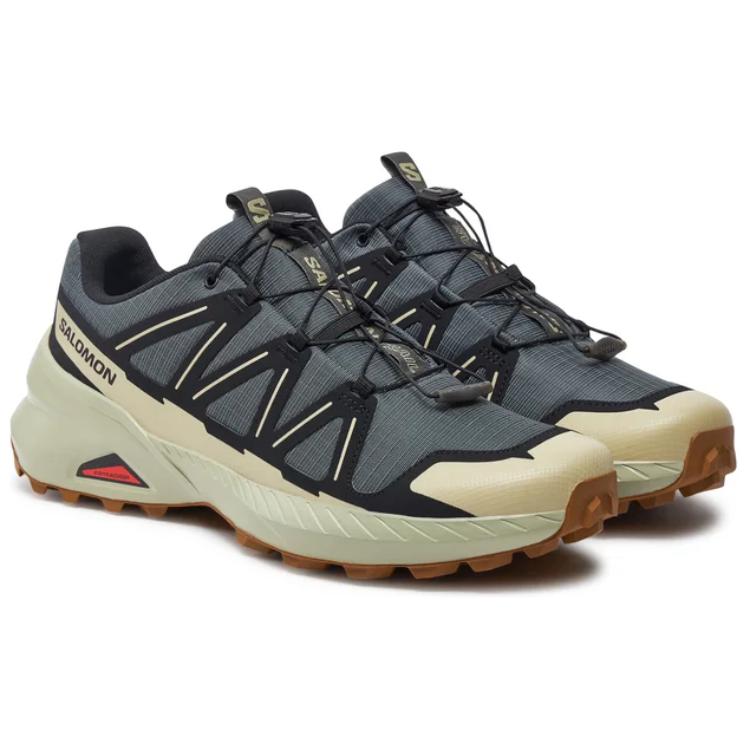 SALOMON Speedcross Peak Comfortable Slip-Resistant Durable Low-Top Casual Running Shoes Men Sneakers Gray L47603300