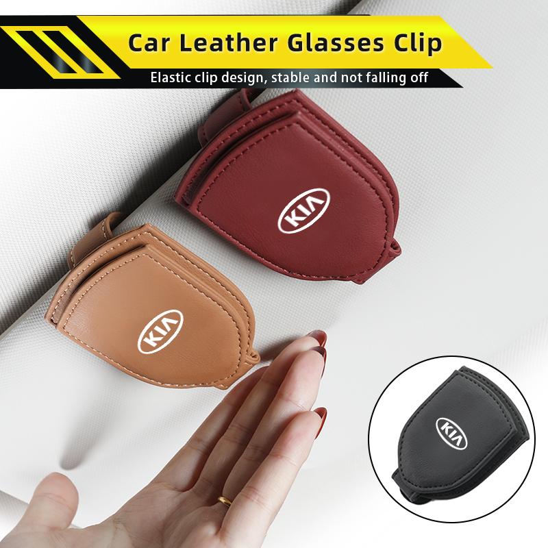 Car Visor Glasses Clip Sunglasses Box Card Holder Interior For KIA Rio K5 Sportage Ceed Sorento Picanto Stinger Optima CeratoEY1