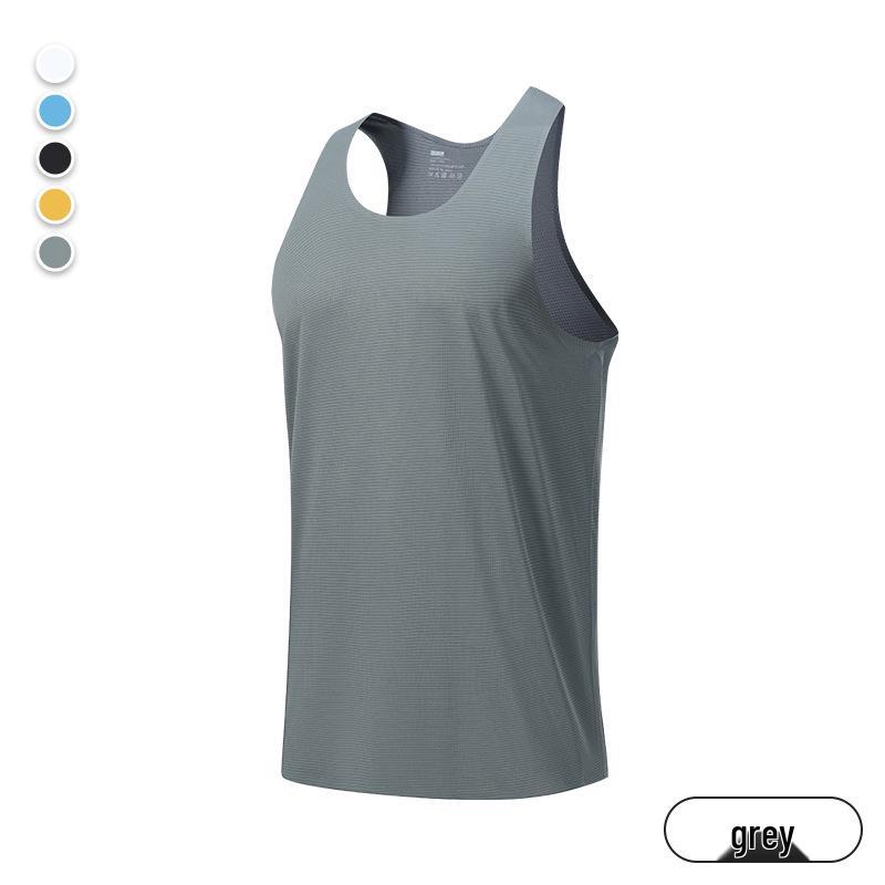 Men's Lightweight Quick-Dry Sports Vest - Breathable Unisex Sleeveless Running & Training Top