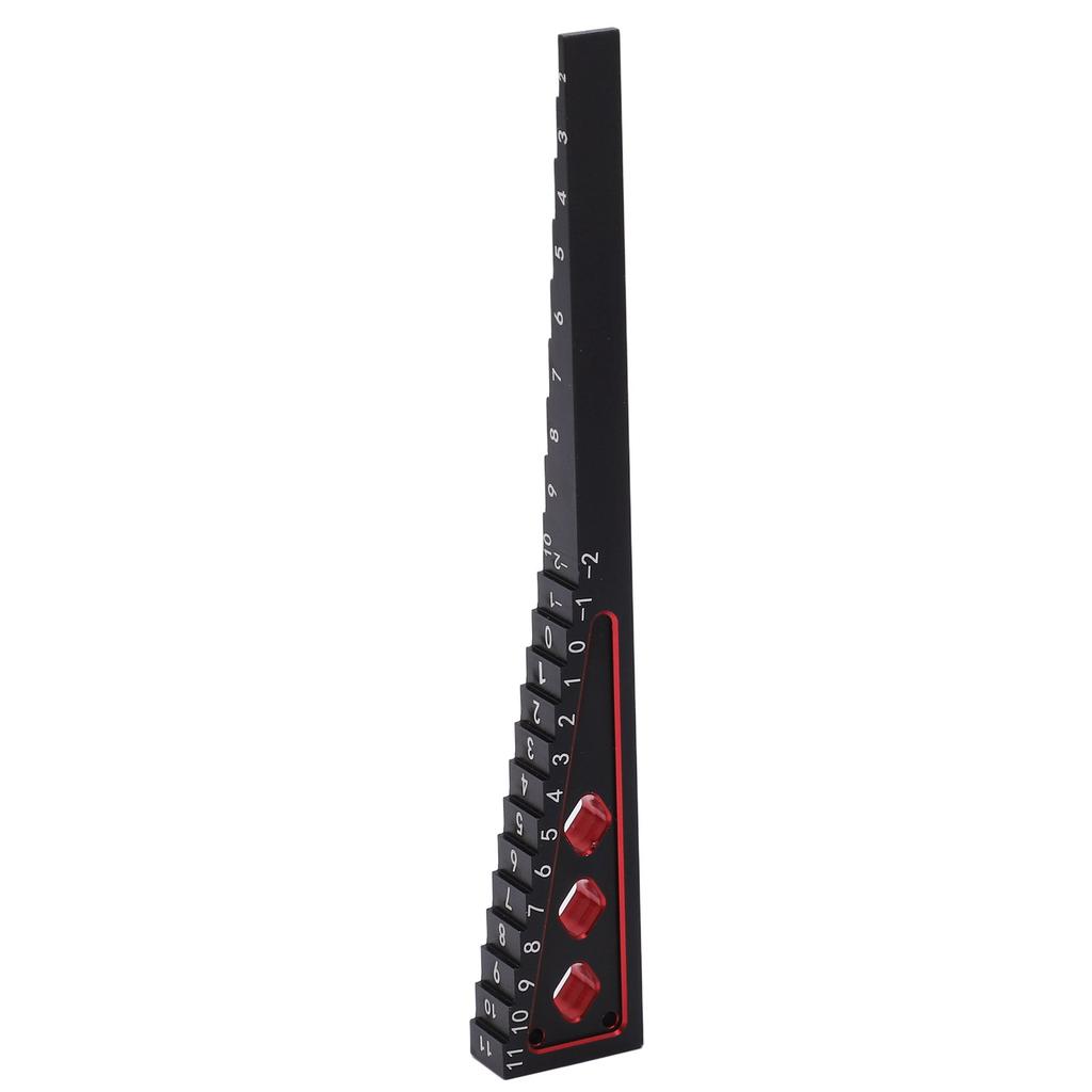 Ride Height Gauge Accurate Measurement Aluminum Alloy RC Height Measuring Ruler for 1Celsius8 1Celsius10 RC Car Chassis