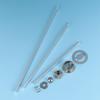 1Set 6/8/10in Manual Pepper Grinder Accessories Mill Parts Zinc Alloy Core With Pole Kits With Self Tapping Hardware Kit