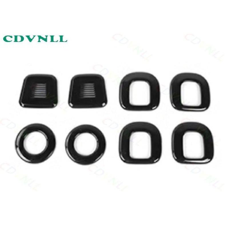 Car Top Roof Speaker Horn Cover Trim 8* Fit For Jeep Cherokee + Bright Black