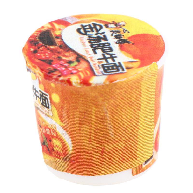 6Pcs/Lot 1:12 Doll House Miniature Instant Noodles Kitchen Accessories Toys