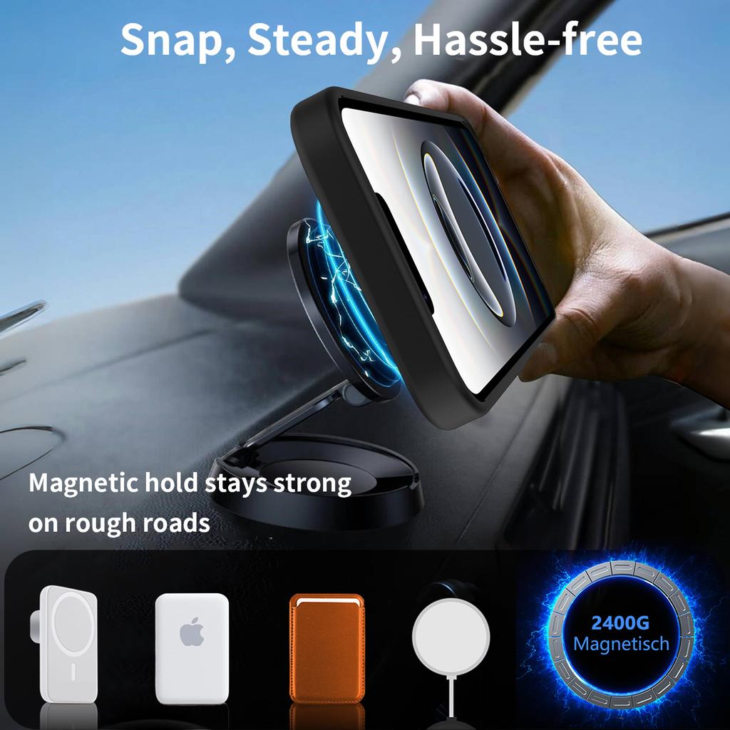 Stand Holder Matte Phone Case for Magsafe Mag Safe Iphone 16 E 15 Pro 14 Plus 13 Pro Max 12 14Pro 16Pro 15Pro Magnetic Black Phone Cover with Stand