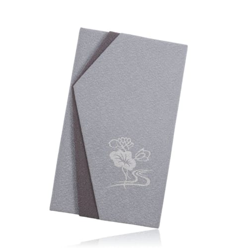 Wa Yuraku Gray Fukusa (Crepe Cloth) for Congratulations and Condolences, Suitable for Weddings, Funerals, and Other Ceremonial Occasions, Made In Japa