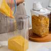 ZISIZ Airtight Food Storage Containers with Measuring Cup (2-Pack)