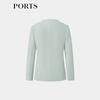 PORTS Women's Mint Grey-Green Blazer
