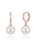 14K Basic Pearl One-Touch Earrings GI14EE350