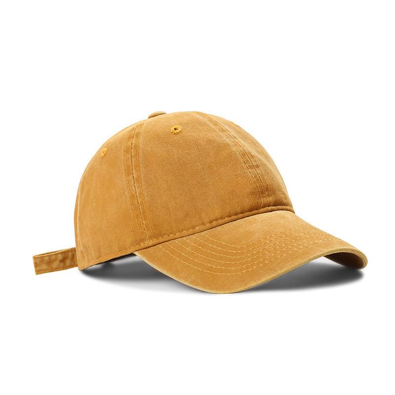 Fashionable Pure Cotton Baseball Hat Soft Brim And Size Adjustable