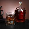 Galaxy Whiskey Decanter Bottle Wine Glass Bottle Creative Transparent Whiskey Glass Bottle Bar Sets for Party Wine Separator