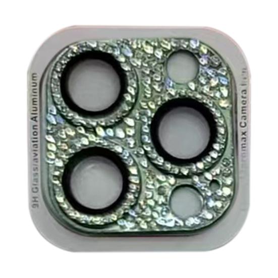 Phone Lens Film Non-slip Full Coverage Hard Compact Sparkling Rhinestone Glass Protective Cover