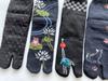 Tabi Cute Japanese Pattern Tabi Short Set B17 Women's Socks, Sneakers, Socks, Socks, 5-Pair (Set A)