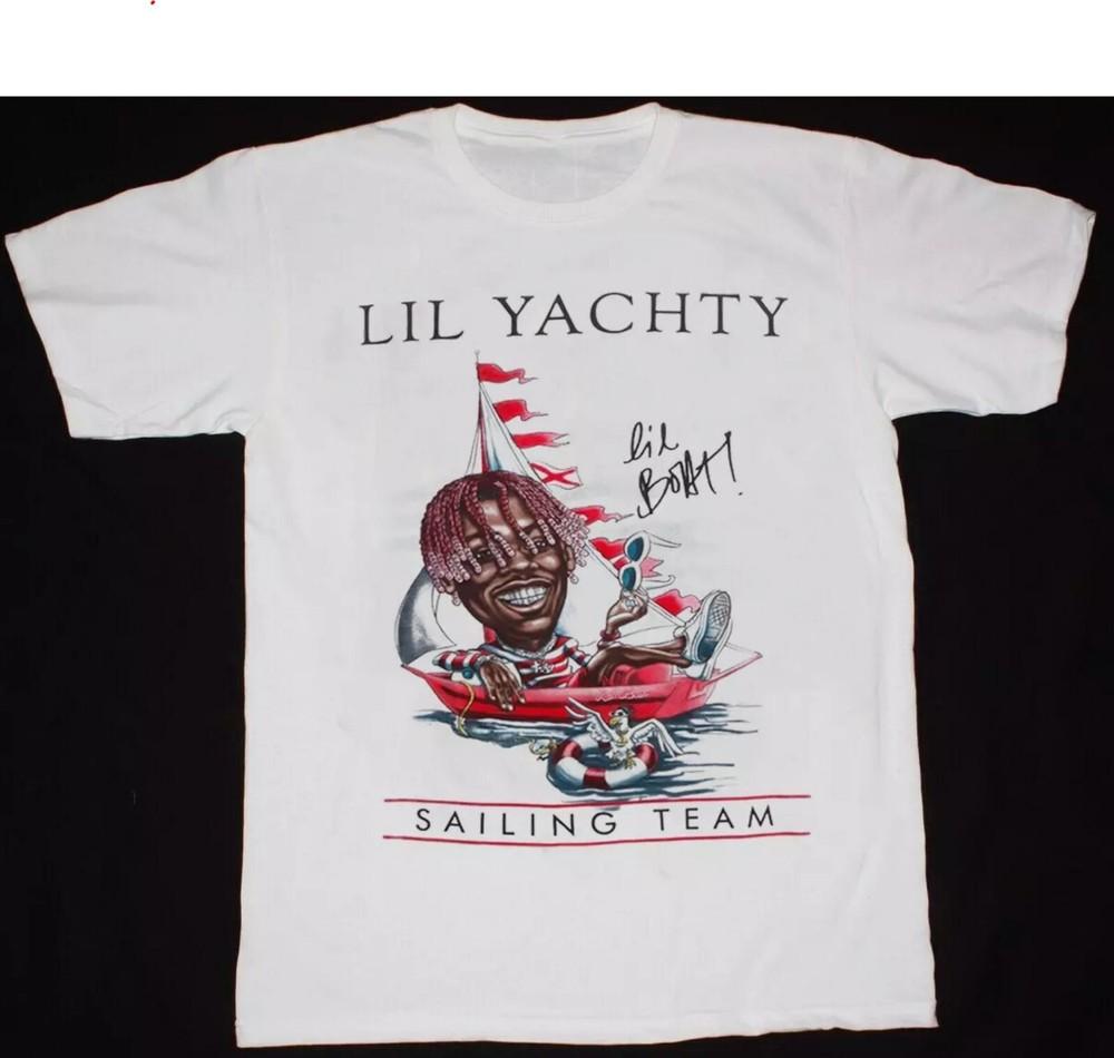 

Collection Lil Yachty Gift For Fan Hip Hop White All Size Tee Shirt M