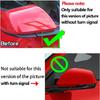 Black Side Rearview Mirrors Trim Cover Decor Accessories For Ford Mustang 2015+