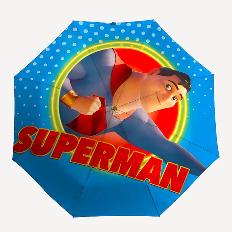 

1pc Superhero 8-Ribs Sturdy Frame, Automatic Open/Close, Durable & Colorful Ideal for Beach, Travel, And All Seasons10119