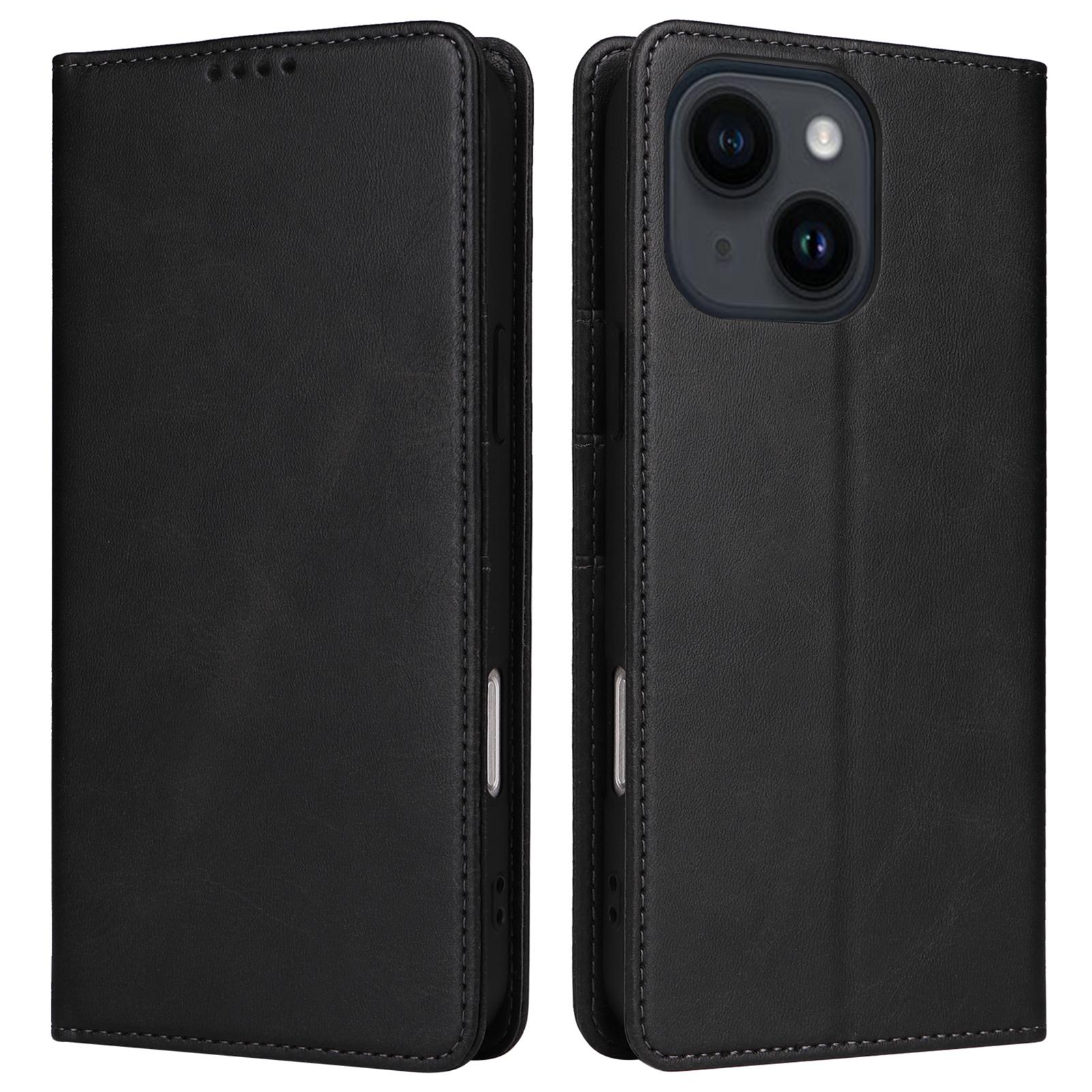 

Чехол для iPhone 14/13 с блокировкой RFID, из ПУ кожи, обложка-кошелек для телефона Black