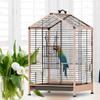 Large Bird Cage for Parrots Finches Mynahs Spacious Aviary with Complete Accessories Home Use Flight Habitat Included Bird Nest
