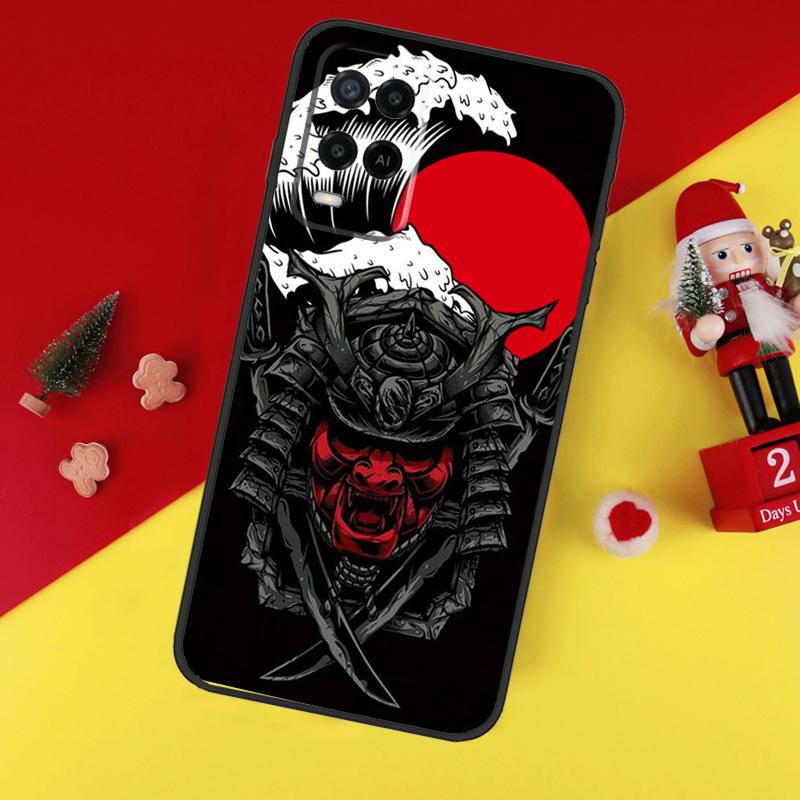 Anime Japanese Samurai Case For Oppo A5 A6 Pro A15 A57 A17 A54 A74 A94 A76 A16 A96 A40 A60 A80 A18 A38 A58 A78 A98