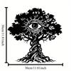 Life Tree Metal Wall Art 23.62 Inch Iron Wall Decor for Living Room Outdoor Christmas Birthday Gift