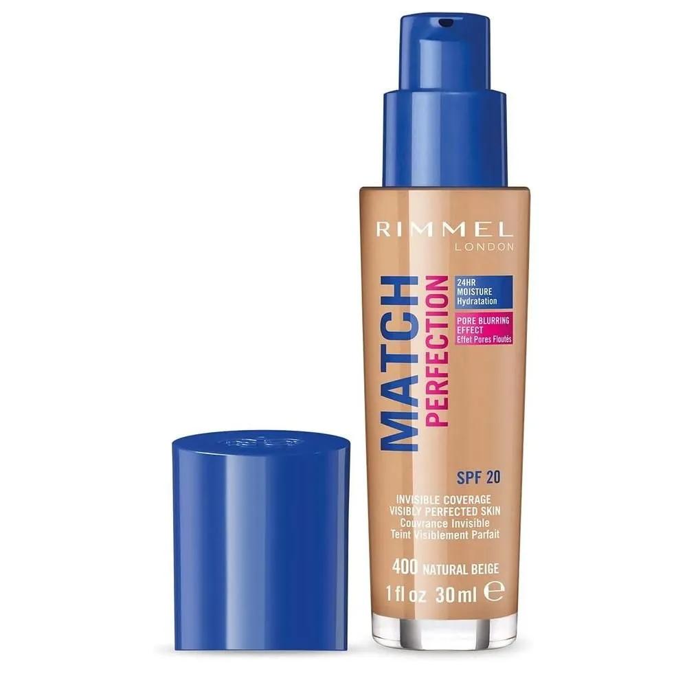 Тональная основа Rimmel Match Perfection 30 мл 1 Упаковка 400 Натуральный Бежевый